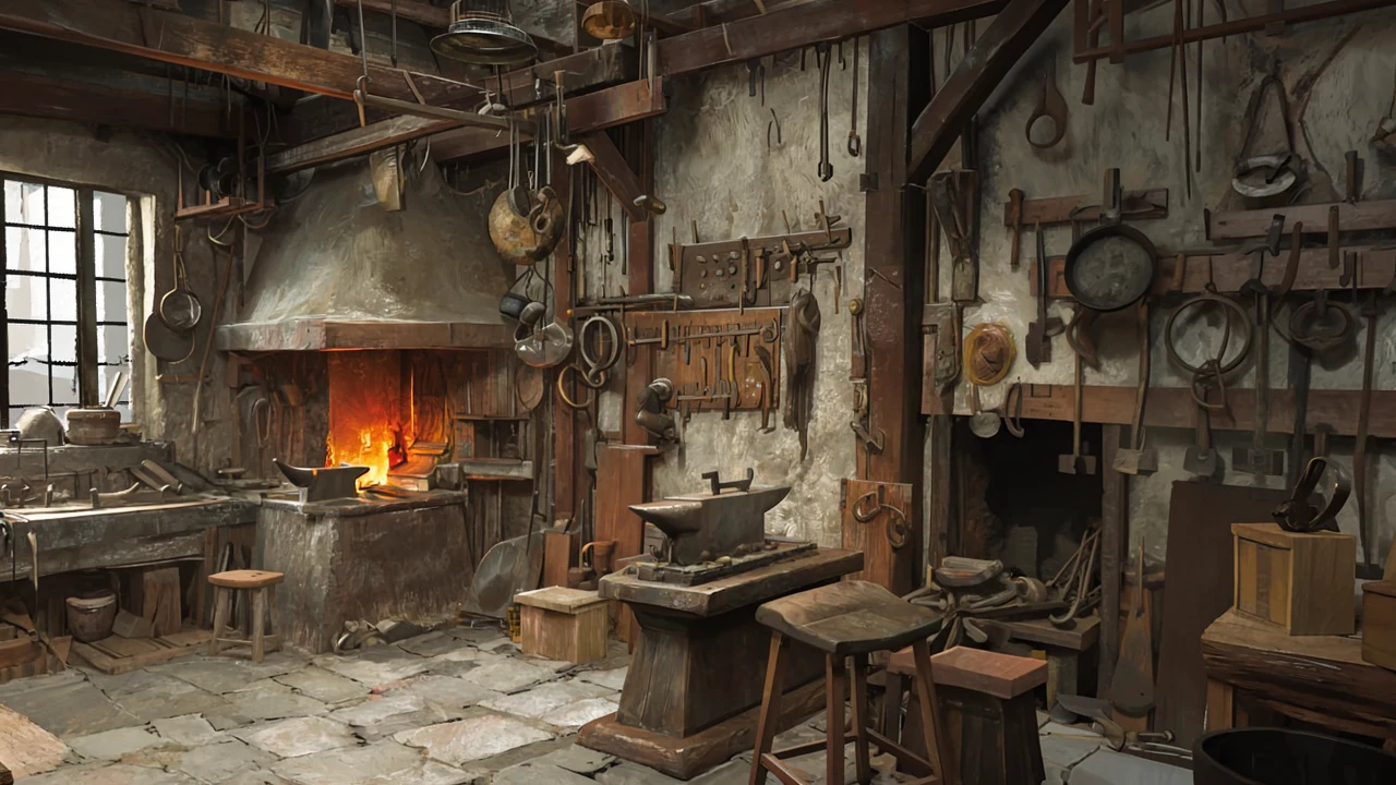 Workshop viewed 20 degrees to the right of the original camera with a −0.25 X translation
